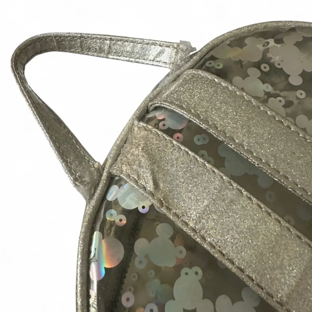 Loungefly Silver Holographic Sequin Backpack - Picture 6 of 7